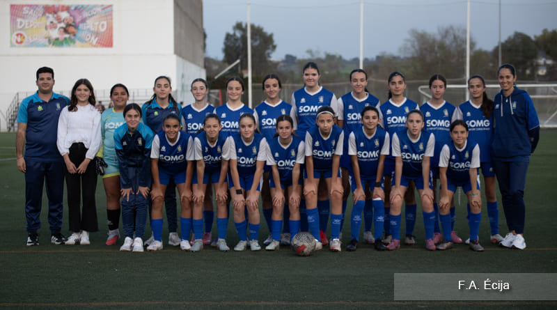 El Infantil Femenino Del Fa Ecija Antes De Un Partido En El Valle Ecijabpeinfo Astigipedia1